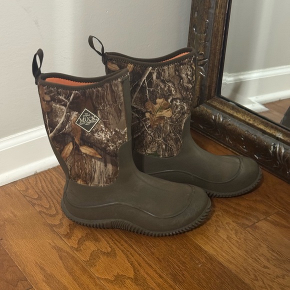 Kids' Camouflage Boots - Brown - Picture 1 of 4